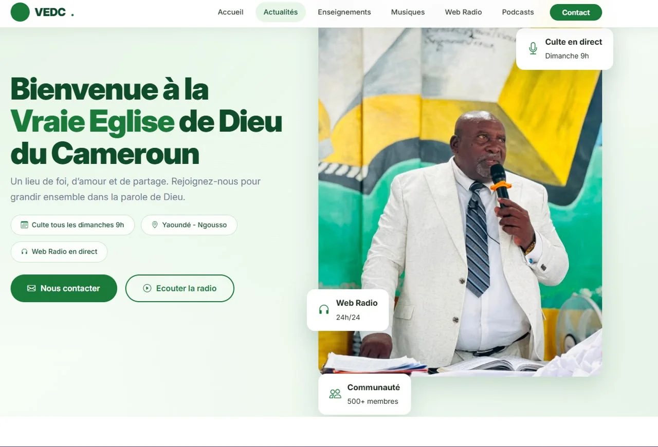 La Vraie Église de Dieu du Cameroun (VEDC) : Le triomphe de la légalité républicaine et de la vérité scripturaire face à la dissidence